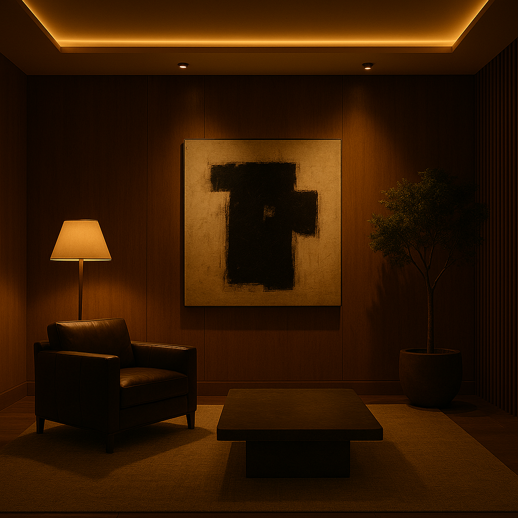 תאורה לרהיטי יוקרה: איך להאיר חומרים, מרקמים ונפחים