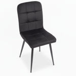 כיסא יורי מרופד רגל ברזל