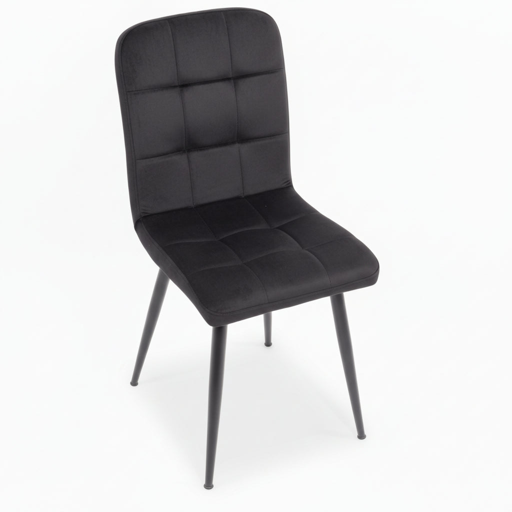 כיסא יורי מרופד רגל ברזל