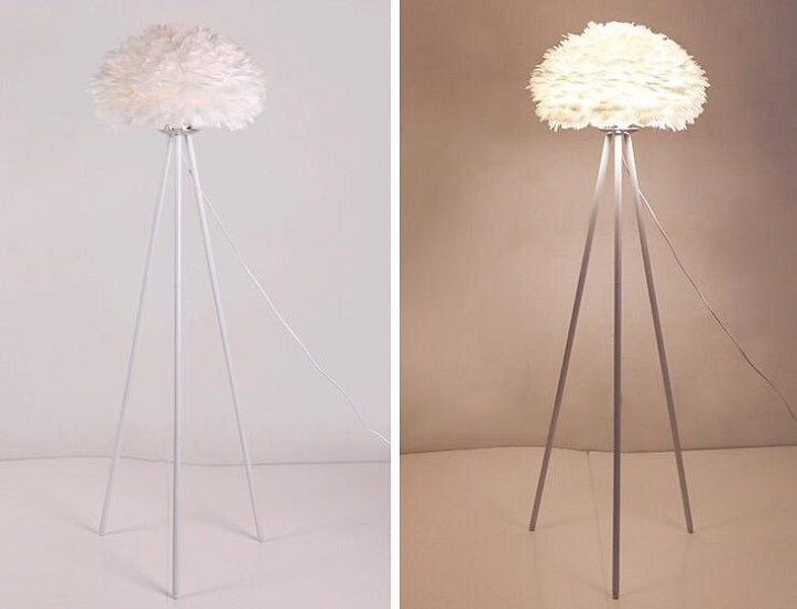 מנורה דקורטיבית עומדת דגם נוצות דגם 88499 | המבורגר ברוס