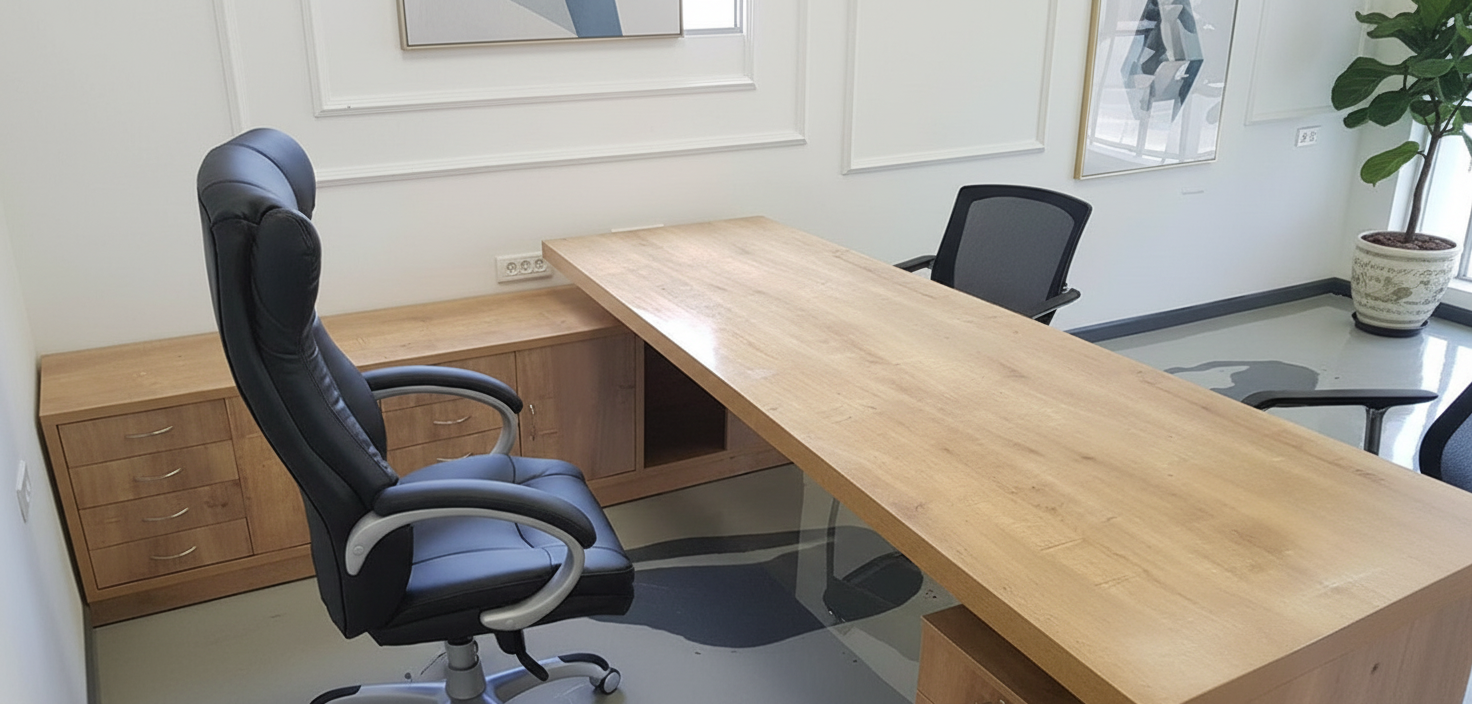 שולחן מנהלים בראוני 6666