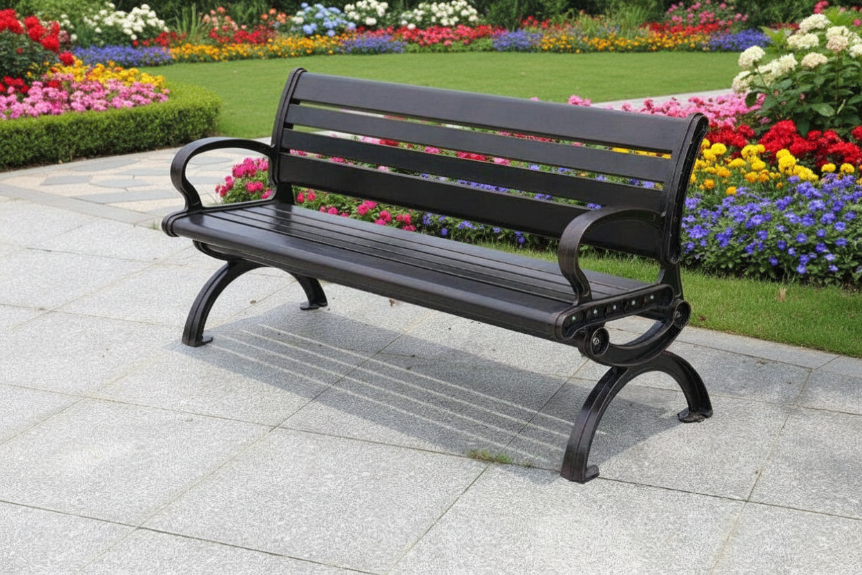 ספסל מעוצב לגינה דגם 7477