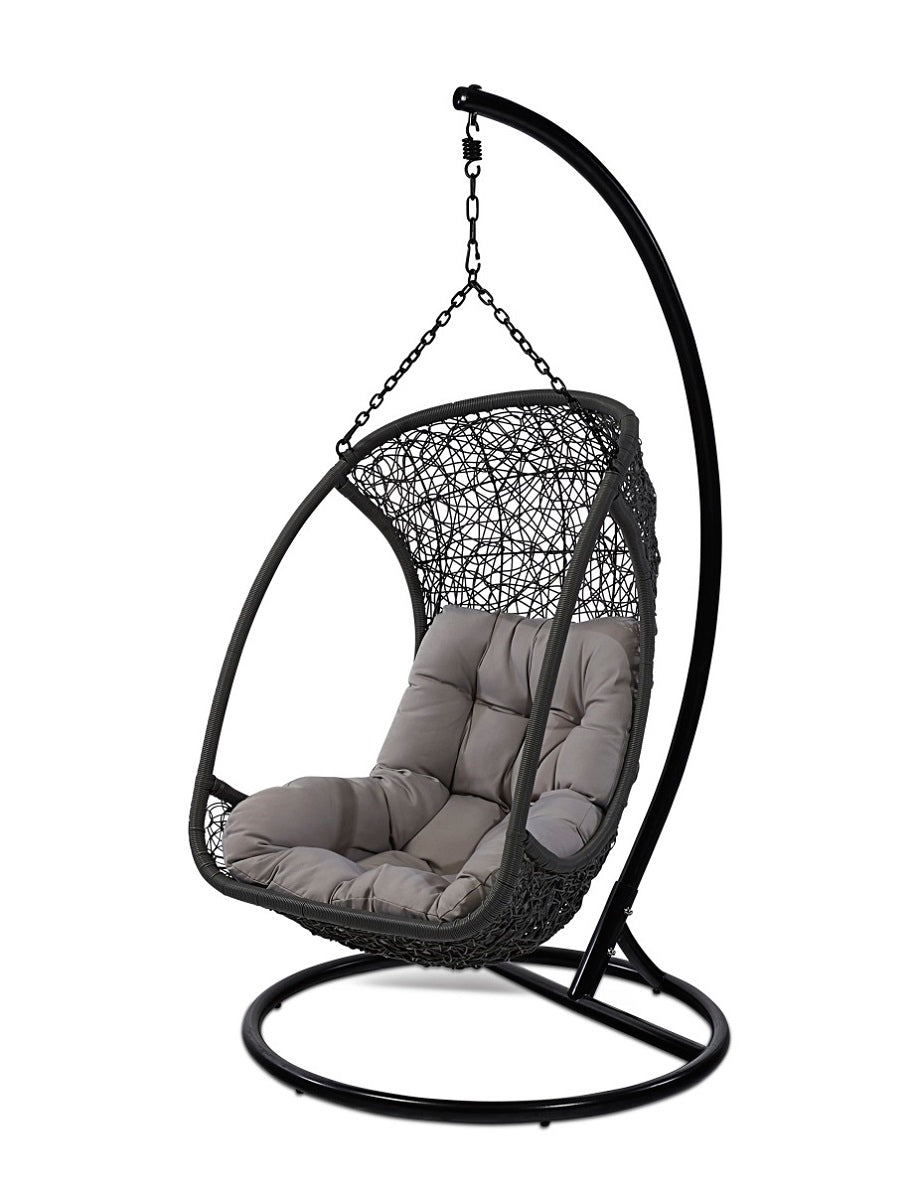 ערסל ראטן אפור דגם אפולו+ריפוד אפור כהה 8879468 | המבורגר ברוס