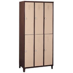 דגם ארון פח הלבשה 6 תאים | המבורגר ברוס