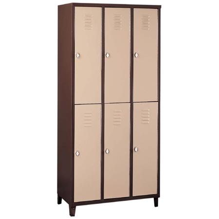 דגם ארון פח הלבשה 6 תאים | המבורגר ברוס