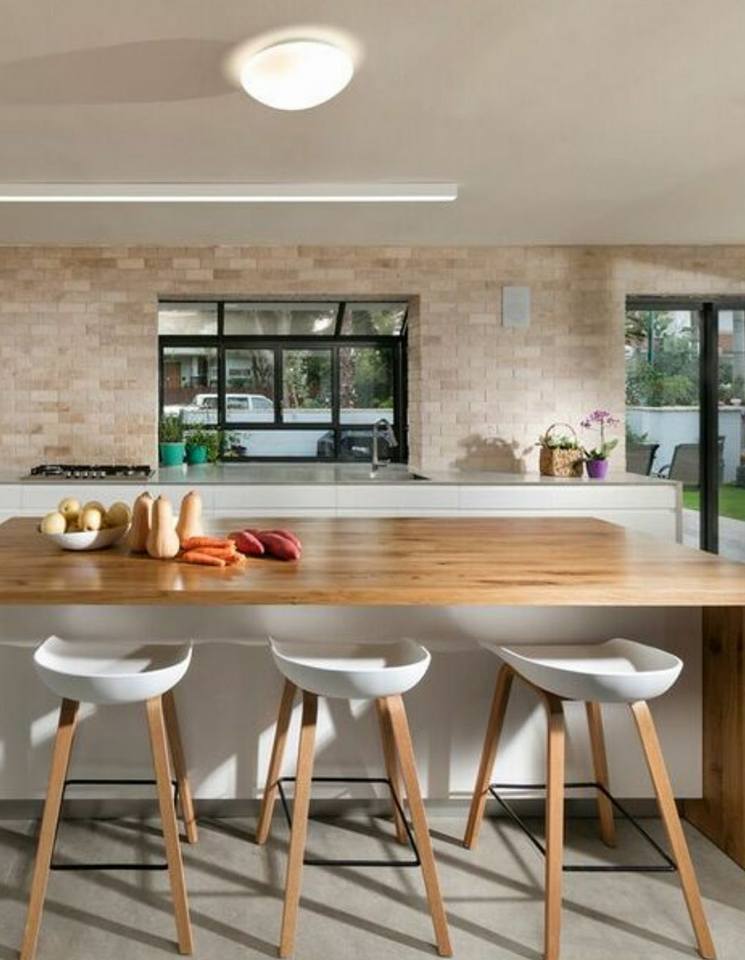 כיסא בר מושב פלסטיק דמוי רגלי עץ 65628975 | המבורגר ברוס