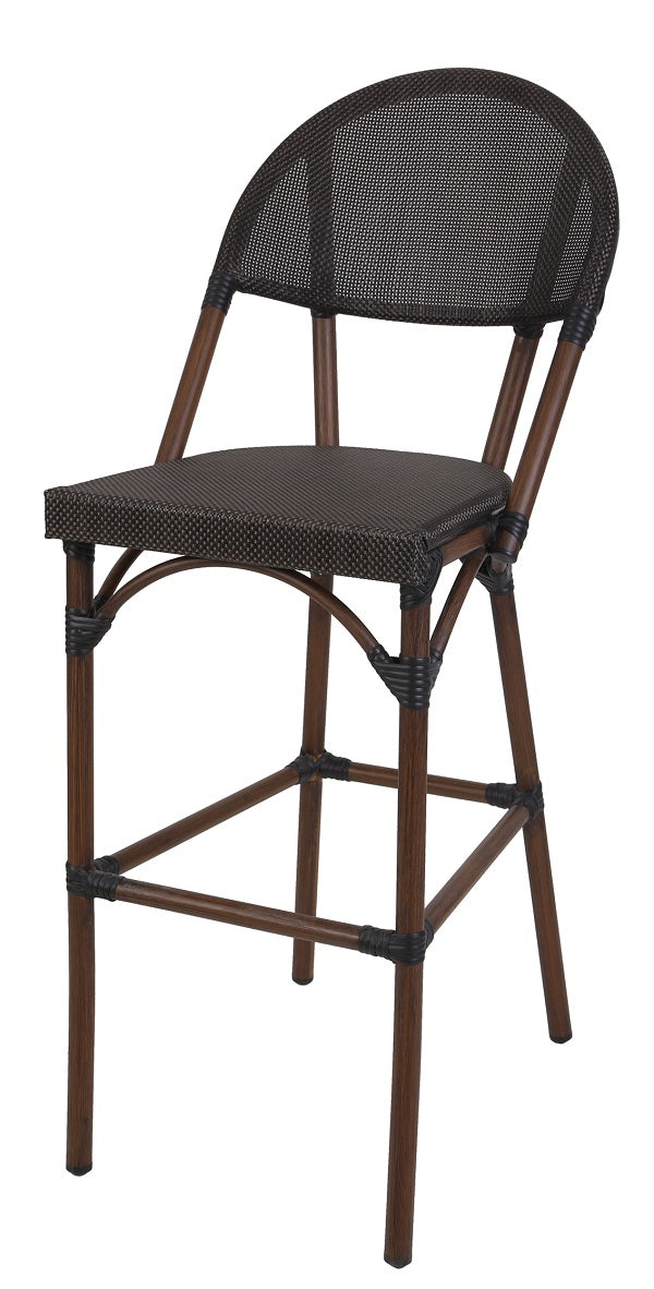 כיסא בר אלומיניום מתאים לתנאי חוץ 22 | המבורגר ברוס