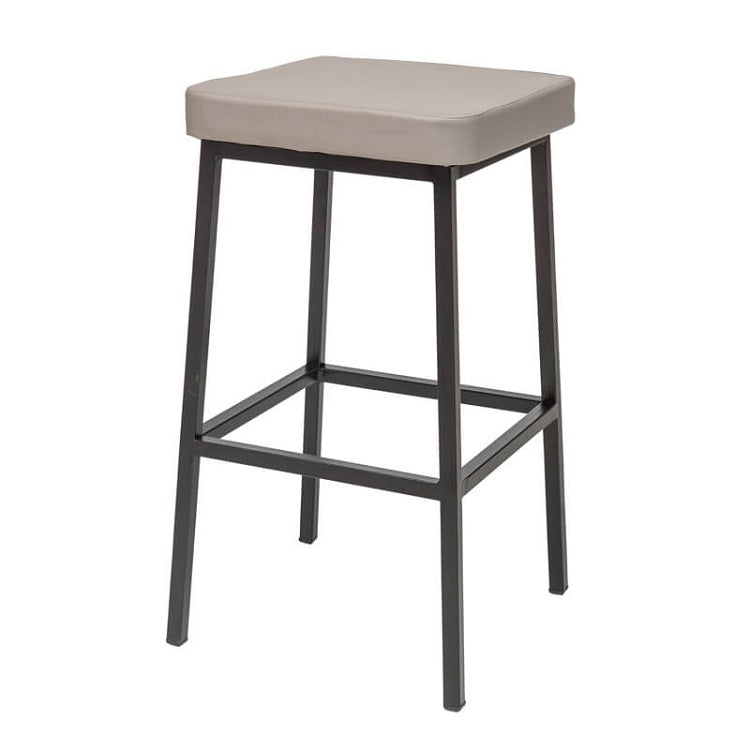 כסא בר אפור מרובע 468859 | המבורגר ברוס