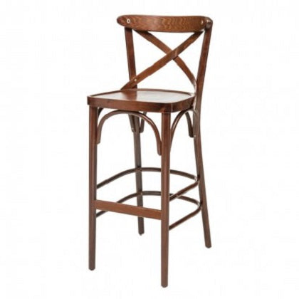 כסא בר איקס בגב עץ 598742 | המבורגר ברוס