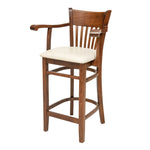 כסא בר ידיות וריפוד 54796135 | המבורגר ברוס