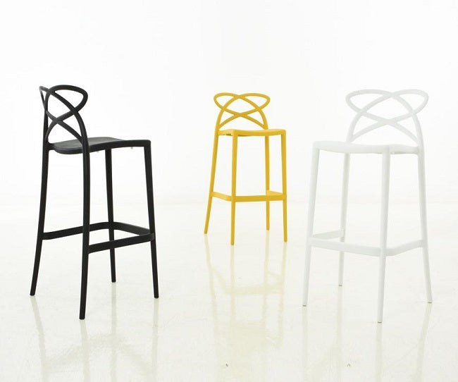 כיסא בר איכותי מפלסטיק 231156 | המבורגר ברוס