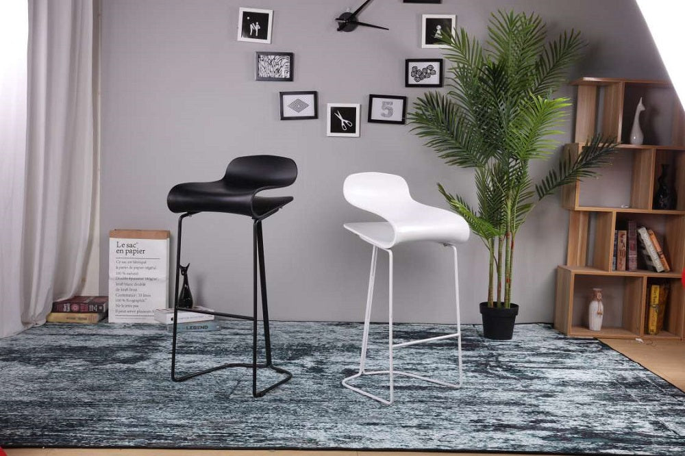 כסא בר איכותי שלד שחור מתכת 11887755 | המבורגר ברוס