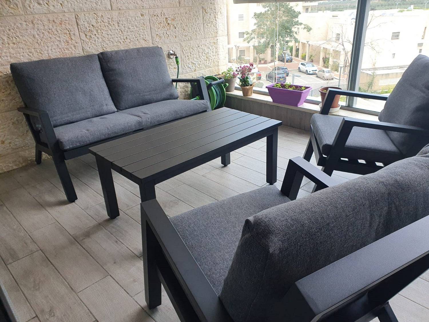 ריהוט גן אלומיניום 9968 | המבורגר ברוס