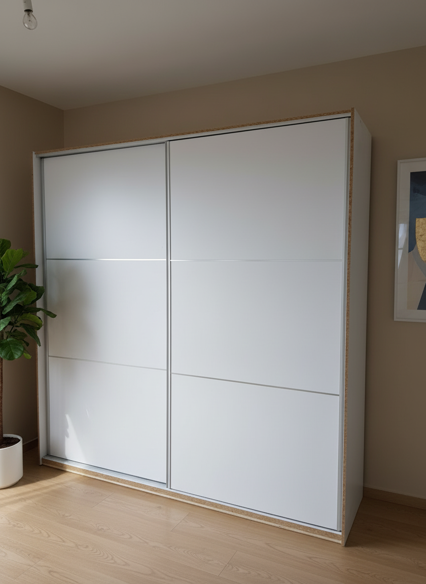 ארון הזזה אורך  190 ס"מ עומק 60 ס"מ גובה 240 ס"מ 8787