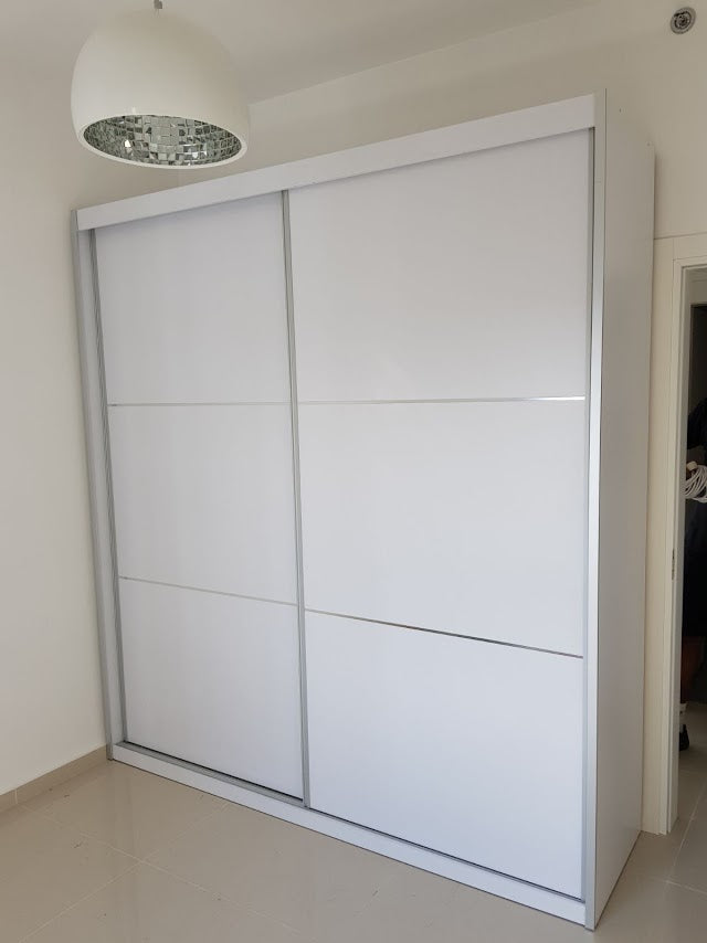 ארון הזזה אורך 170 ס"מ עומק 60 ס"מ גובה 240 ס"מ 0555 | המבורגר ברוס