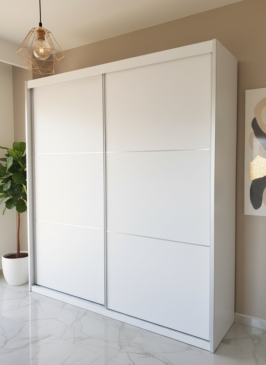 ארון הזזה אורך 170 ס"מ עומק 60 ס"מ גובה 240 ס"מ 0555