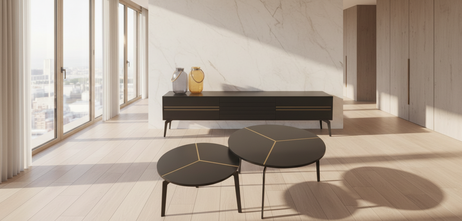 מזנון וזוג שולחנות דגם 89893