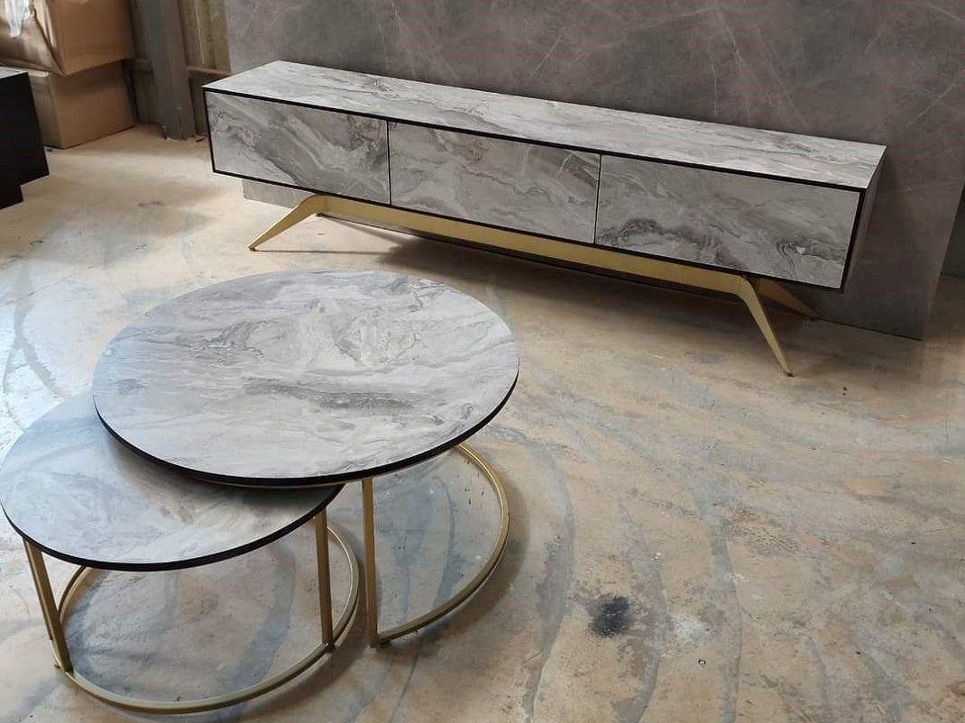 מזנון וזוג שולחנות דגם 828 | המבורגר ברוס