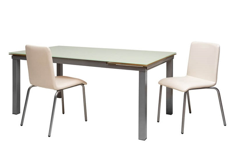 שולחן זכוכית נפתח במגוון צבעים ומידות דגם 77665 | המבורגר ברוס