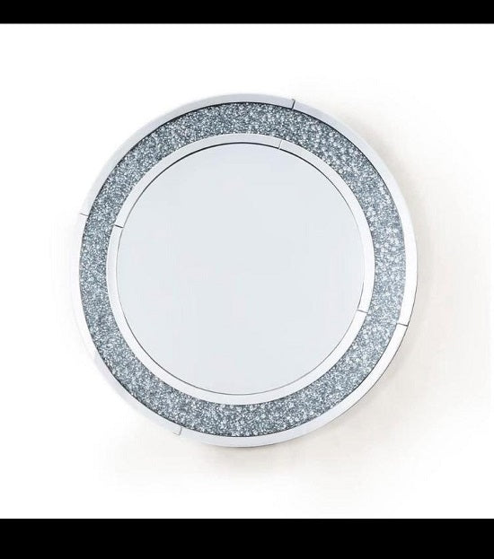 מראה עגולה משובצת באבנים 578 | המבורגר ברוס