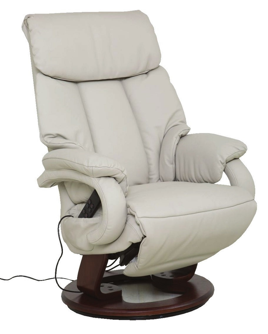 כורסאת טלויזיה חשמלית דמוי עור אפור דגם 774882 | המבורגר ברוס