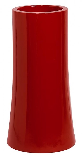 דגם כד לעציצים מפיברגלאס בצבע אדום גבוהה במיוחד | המבורגר ברוס