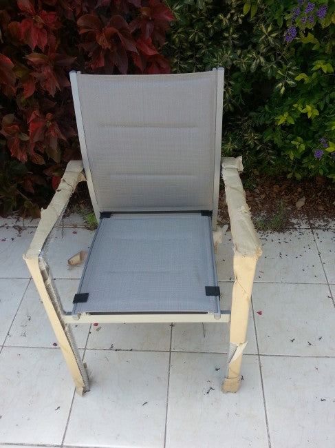 דגם כיסא אלומיניום עם ספוג פנימי | המבורגר ברוס