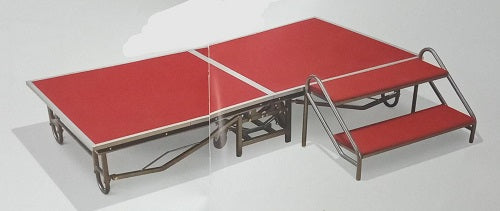 במה לאירועים בנויה משתי חלקים דגם הרגלייםTS-2   ודגם הבמה MS-183 | המבורגר ברוס