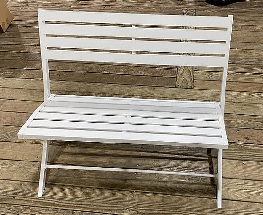 ספסל אלומיניום מתקפל לגינה דגם 7746 | המבורגר ברוס