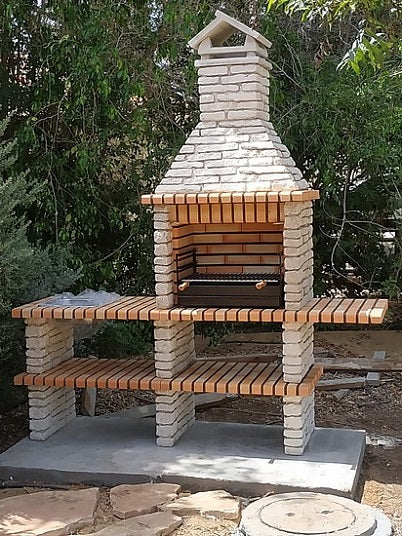 גריל לבנים ובטון דגם 7746 | המבורגר ברוס