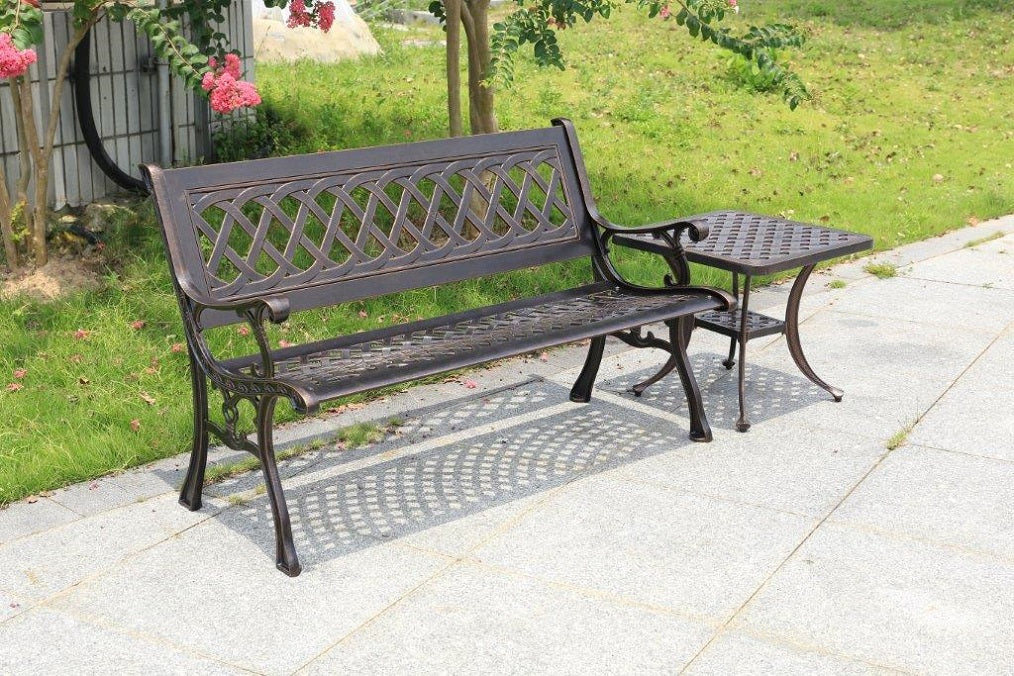 ספסל אלומיניום דגם 8837 | המבורגר ברוס