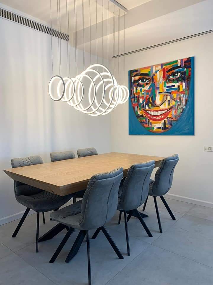 שולחן לפינת אוכל מלבני לפי מידה+ 6כיסאות 8877198 | המבורגר ברוס