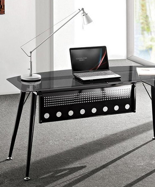 שולחן מחשב זכוכית 160*70 לא כולל שלוחה דגם 7748 | המבורגר ברוס