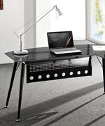 שולחן מחשב זכוכית 160*70 לא כולל שלוחה דגם 7748 | המבורגר ברוס