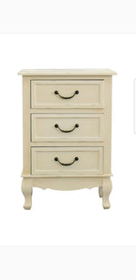 שידת מיטה מעץ לבן 2366 | המבורגר ברוס