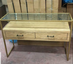 קונסולה מעץ בצבע אלון דגם 7774 | המבורגר ברוס