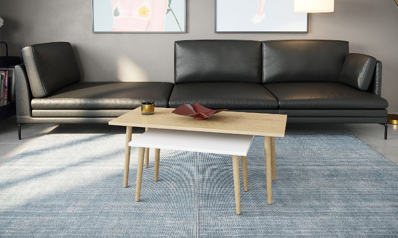 זוג שולחנות סלון דגם נרניה 98652 | המבורגר ברוס