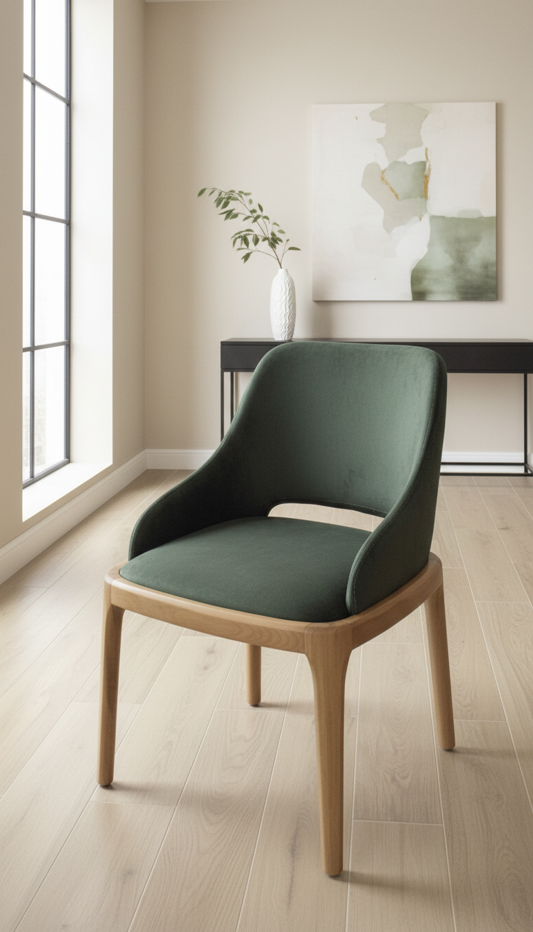 כיסא פינת אוכל מרופד 0020