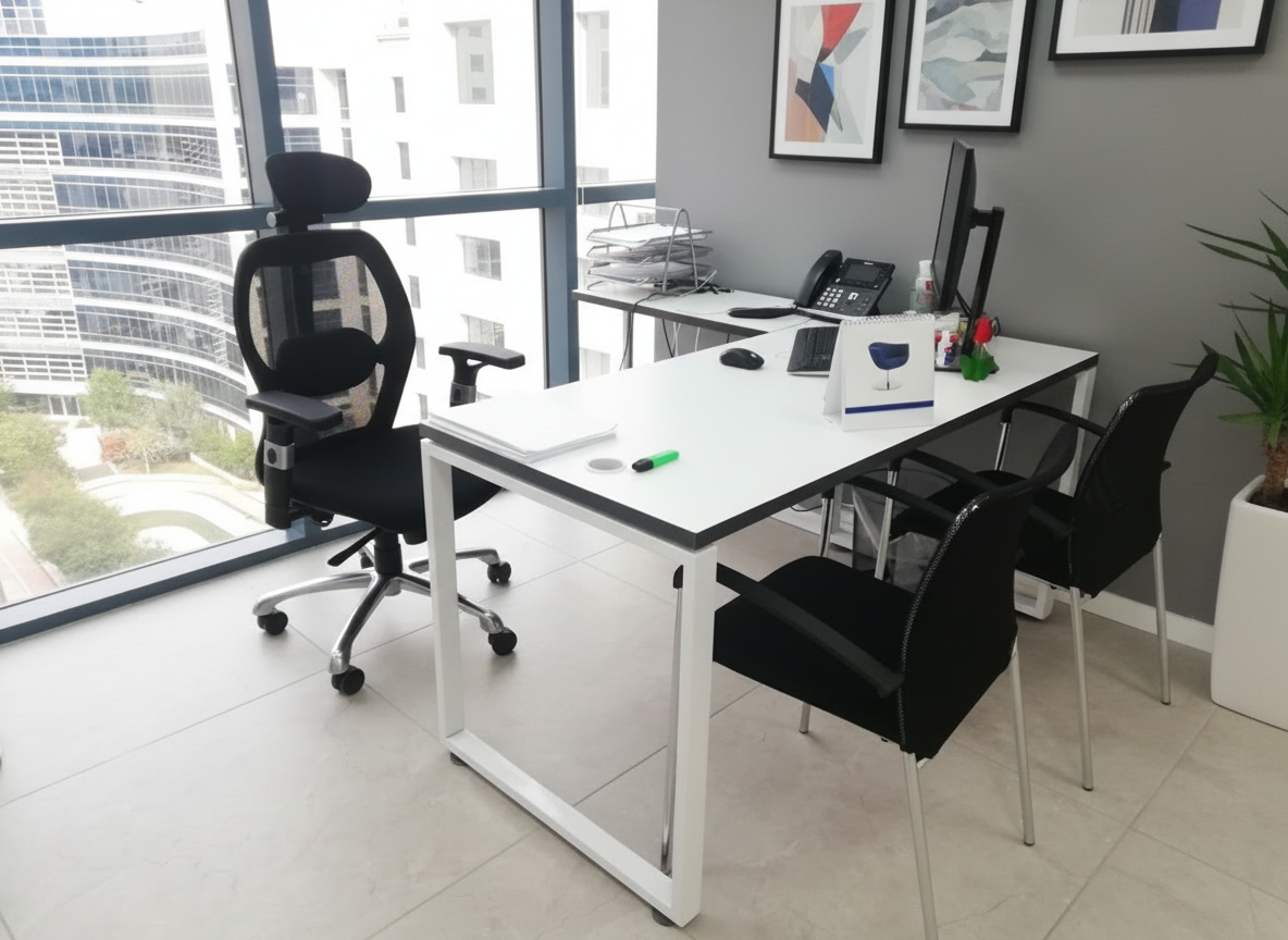 שולחן משרדי +שלוחה חלון דגם 5558969