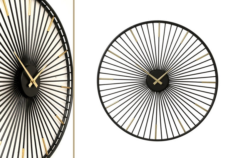 שעון מתכת שחור 642 | המבורגר ברוס