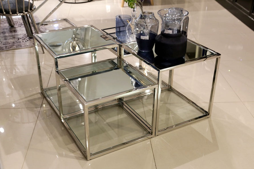 שולחן נירוסטה 4 קוביות דגם 6647 | המבורגר ברוס