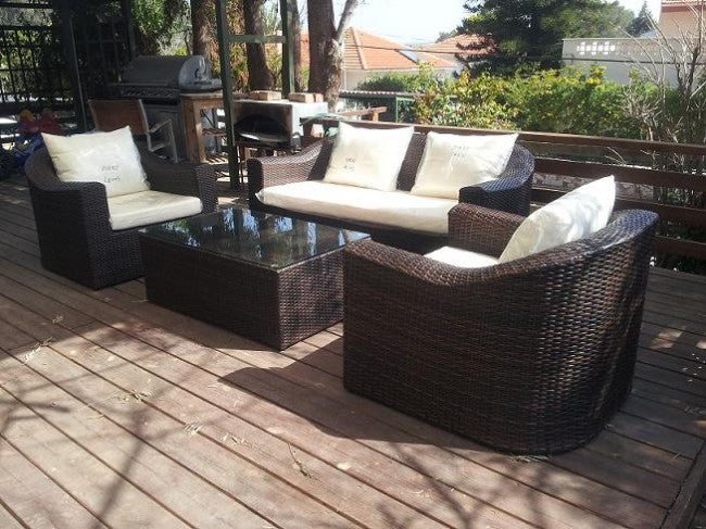 דגם סט גינה מלבור תלת מושב | המבורגר ברוס