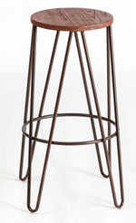 כיסא בר עץ 9627 | המבורגר ברוס