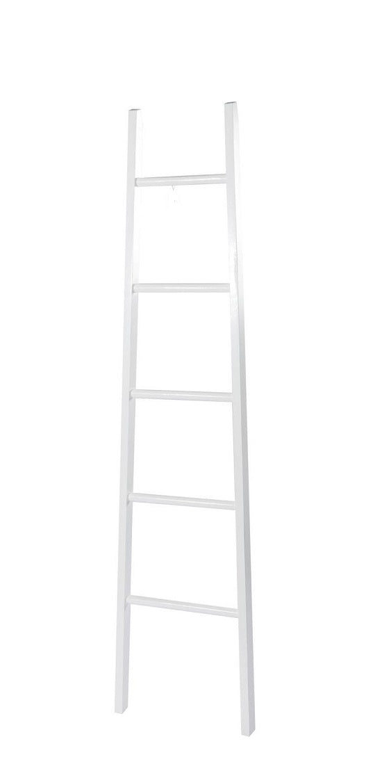 סולם עץ לבן דקורטיבי 3596 | המבורגר ברוס