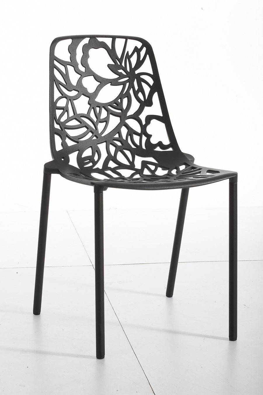 כיסא אורח/כיסא פינת אוכל יציקת אלומיניום 558 | המבורגר ברוס