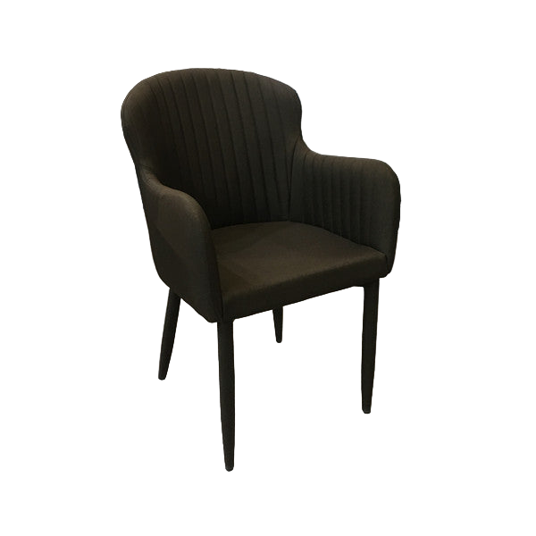 כסא לפינת אוכל מרופד רגלי עץ 55568