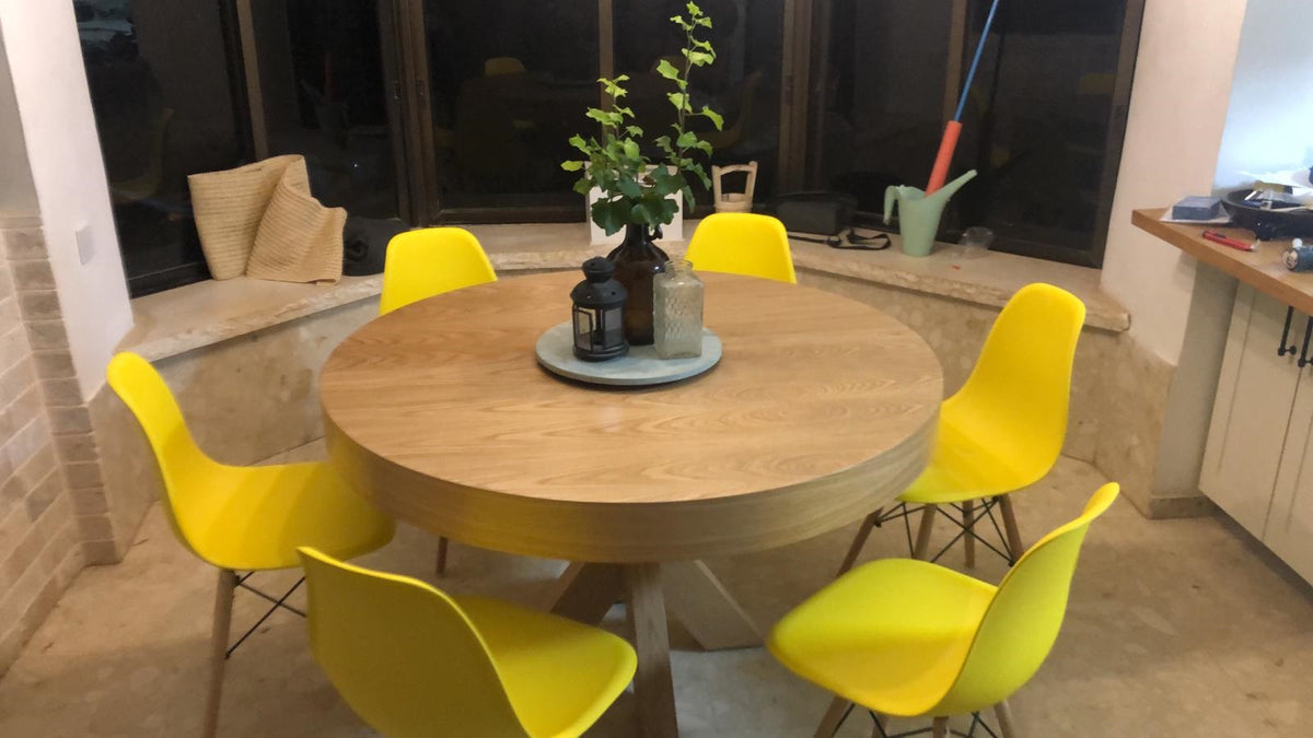 שולחן לפינת אוכל נפתח במבחר גוונים 879663 | המבורגר ברוס