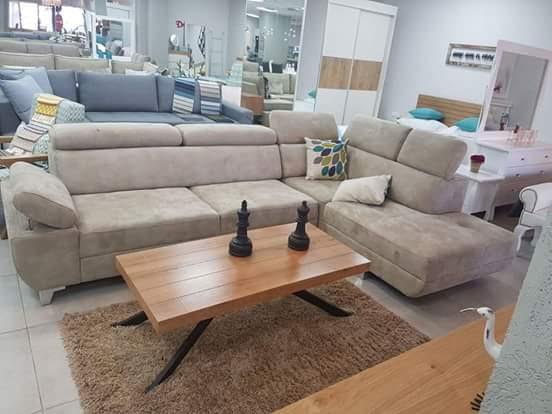 ספה פינתית מתכוננת דגם מבד 47643 | המבורגר ברוס