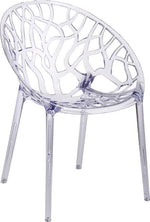 כסא פלסטיק שקוף פינת אוכל 19641 | המבורגר ברוס