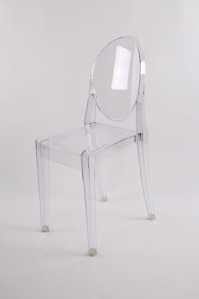 כיסא שקוף מלכותי לפינת אוכל 853(שקוף שקוף) | המבורגר ברוס